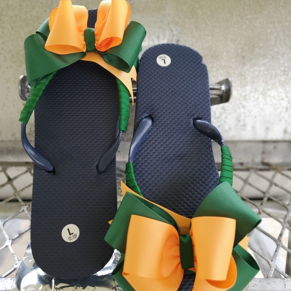 Custom designed flip flops. - Picture 2 of 2